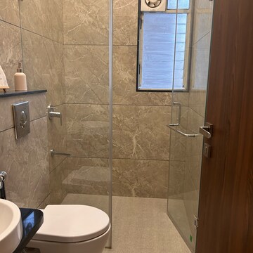Bathroom in 3 BHK Apartment at Shubh Tristar, Sainath Nagar – for Sale