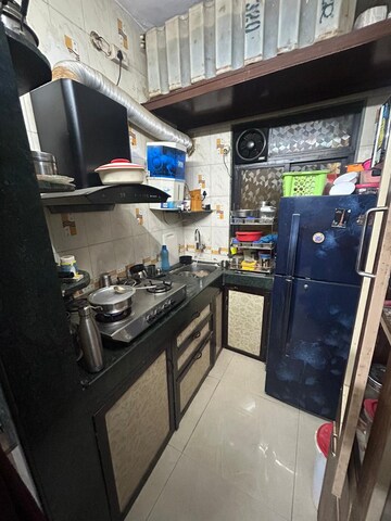 Kitchen in 1 BHK Apartment at Gaurav City, Mira Road – for Sale