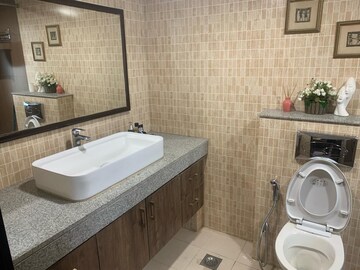 Bathroom in 4 BHK Apartment at Raheja Sampada, Sector 92 – for Sale