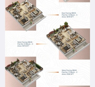 Master Plan in 3 BHK Apartment at Sunshine Destino, Puppalaguda – for Sale