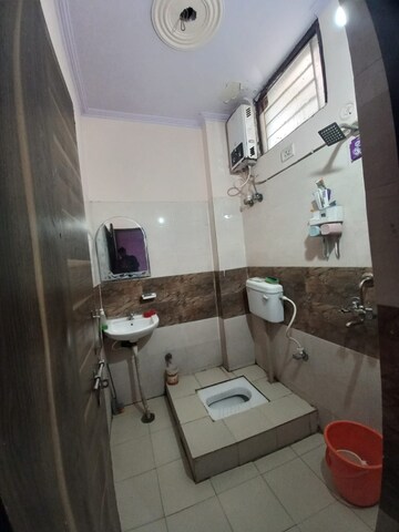 Bathroom in 3 BHK Builder Floor at  Balaji Enclave, Govindpuram – for Sale