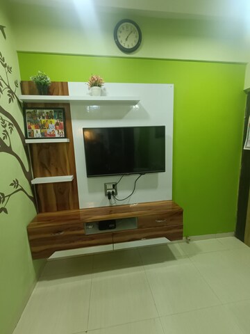 Living Room in 1 BHK Apartment at Saraswati Tower, Mira Road – for Sale