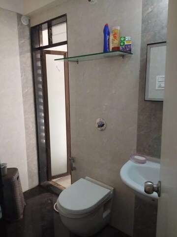 Bathroom in 1 BHK Apartment at Patil Gulmohar Heritage, Nalasopara West – for Sale