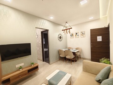 Living Room in 1 BHK Apartment at Ruparel Sereno, Vasai East – for Sale