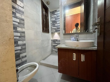 Bathroom in 4 BHK Builder Floor at Rajpur Khurd Extension – for Sale