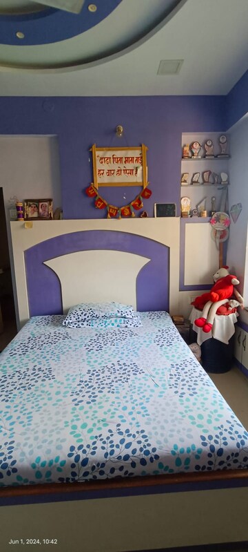 Bedroom in 2 BHK Apartment at Shree Gajanan Maharaj Nagar CHS, Kalyan West – for Sale