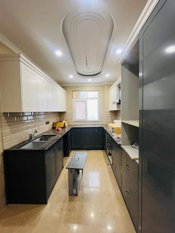Kitchen in 3 BHK Builder Floor at Sushant Lok 3, Sector 57 – for Sale