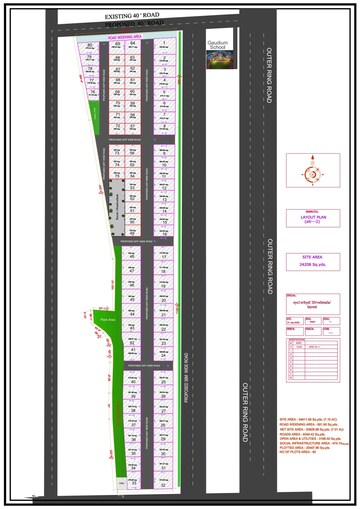 4 BHK Villa – Exterior View View at Kollur - for Sale