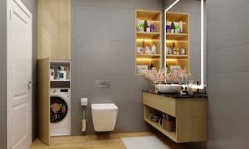 Living Room in 3 BHK Builder Floor at Shapoorji Pallonji Joyville Gurgaon, Sector 102 – for Sale