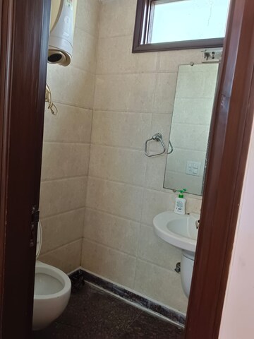 Bathroom in 2 BHK Apartment at Lajpat Nagar – for Rent