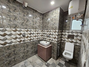 Bathroom in 3 BHK Builder Floor at Chattarpur – for Sale