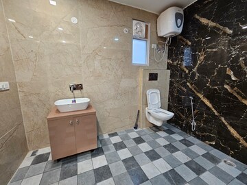 Bathroom in 3 BHK Builder Floor at Chattarpur – for Sale