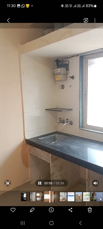 Kitchen in 1 BHK Apartment at Mira Road Swarajya CHS, Mira Road East – for Sale