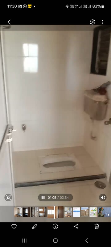 Bathroom in 1 BHK Apartment at Mira Road Swarajya CHS, Mira Road East – for Sale