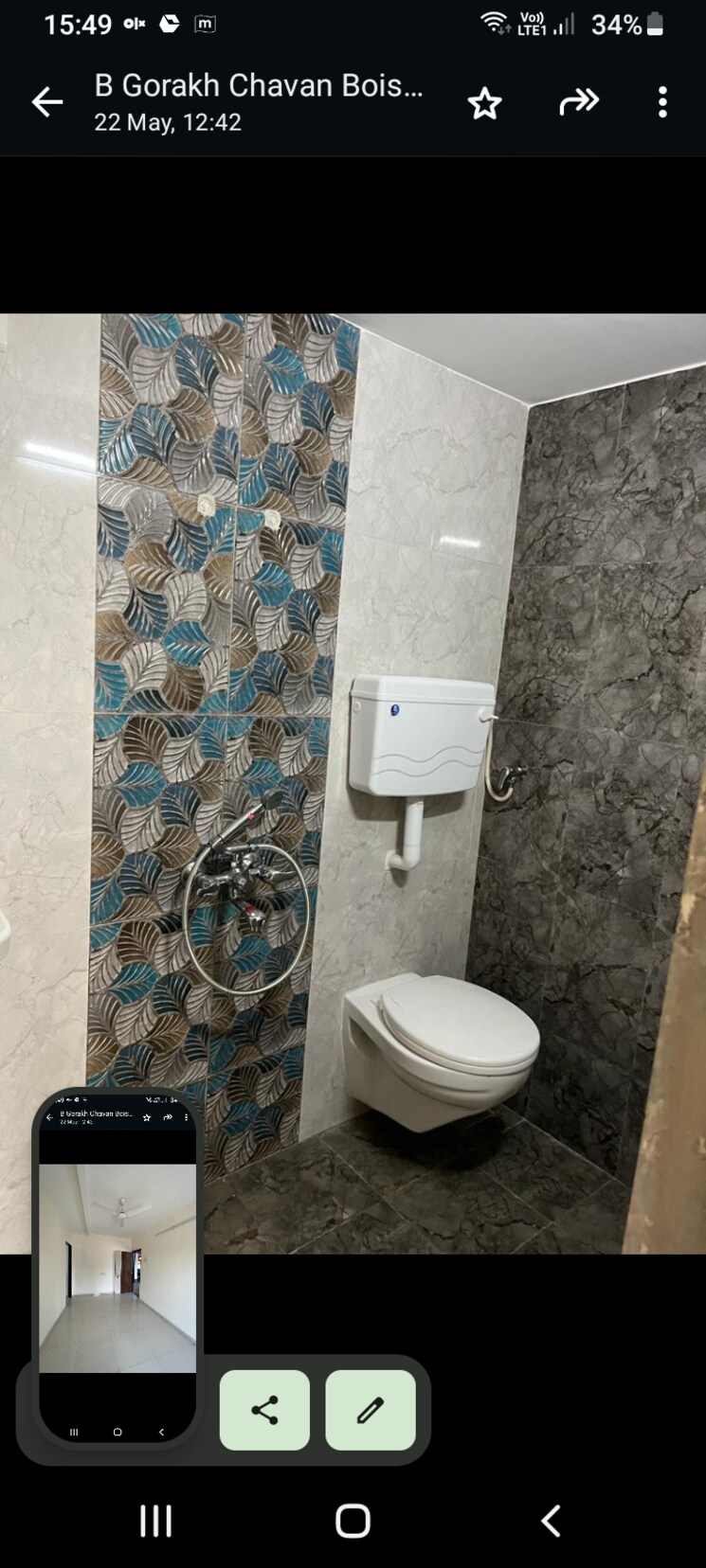 Bathroom, imperial-paradise 1 Bedroom 330 Sq.Ft. Apartment In Boisar Palghar 7184096