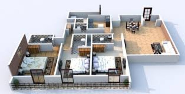 Floor Plan, kohinoor-square-altissimo 3 Bedroom 1900 Sq.Ft. Apartment In Dadar West Mumbai 7185196
