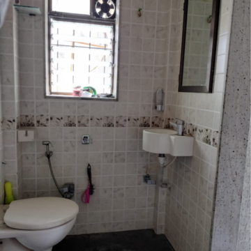Bathroom in 2 BHK Apartment at Gagangiri Florence, Dahisar West – for Sale