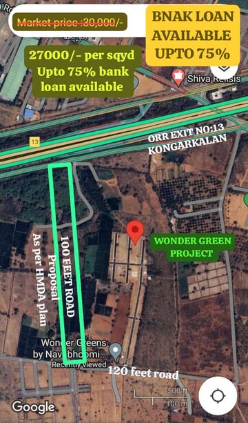  Plot – Exterior View View at Navabhoomi Wonder Greens, Kongar Khurd - for Sale