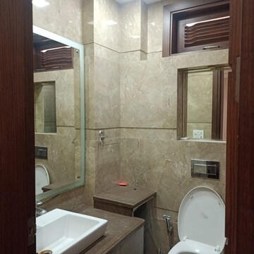 Bathroom in 3 BHK Builder Floor at Chittaranjan Park – for Sale
