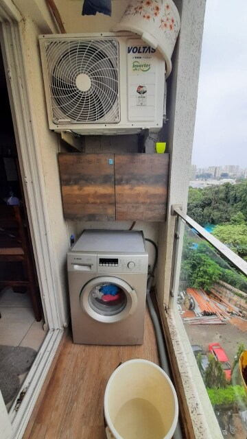 Bathroom in 1 BHK Apartment at Mahindra Vivante, Andheri East – for Sale