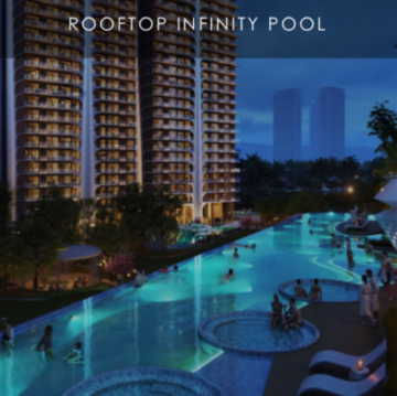 Swimming Pool in 3.5 BHK Apartment at Smart World The Edition, Sector 66 – for Sale