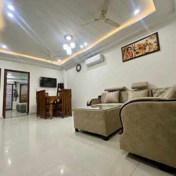 Living Room in 3 BHK Builder Floor at Peer Mucchalla – for Sale