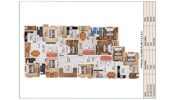 Floor Plan in 3 BHK Apartment at Kk Nagar – for Sale