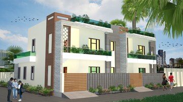 3 BHK Independent House – Exterior View View at Jankipuram Extension - for Sale