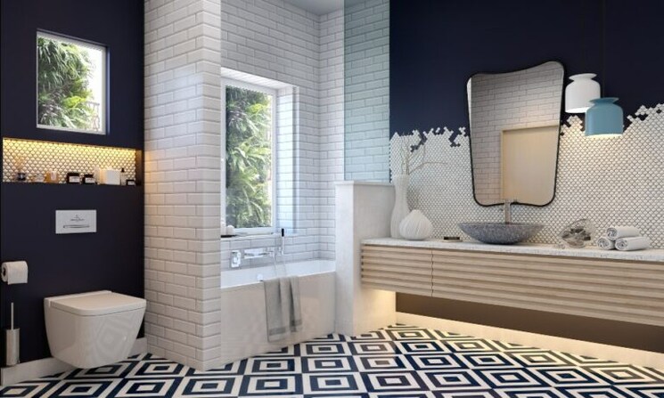 Bathroom, hero-homes-gurgaon 3 Bedroom 1689 Sq.Ft. Builder Floor In Sector 104 Gurgaon 7190058