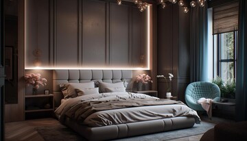 Bedroom in 4 BHK Villa at Indresham – for Sale