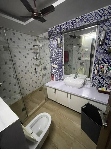 Attached Bathroom in 3.5 BHK Builder Floor at Janakpuri – for Sale