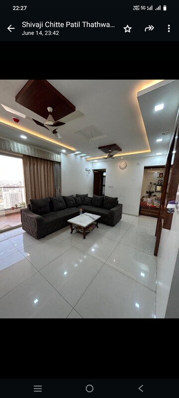Living Room in 2 BHK Apartment at Vilas Javdekar Palladio, Tathawade – for Sale