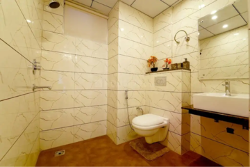 Bathroom in 3 BHK Apartment at Maxxus Elanza, Nagla Road – for Sale