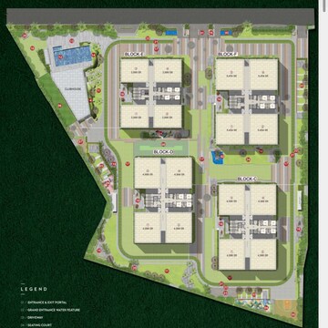 Master Plan in 3 BHK Apartment at DSR Sky Marq, Narsingi – for Sale