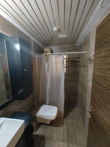 Bathroom in 2.5 BHK Apartment at Pride Presidency Luxuria, Ghodbunder Road – for Sale