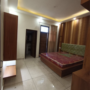 Master Bedroom in 1 BHK Builder Floor at Kharar Mohali Road – for Sale