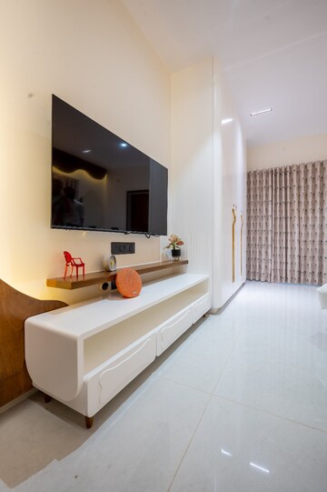 Living Room in 4 BHK Apartment at Bodakdev – for Sale