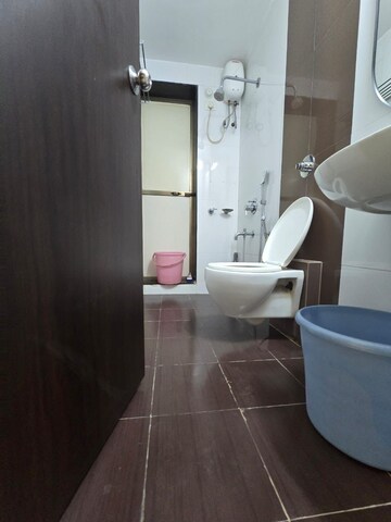 Bathroom in 3 BHK Apartment at Seawoods – for Rent