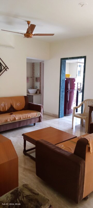 Living Room in 1 BHK Apartment at Annapurna Mangeshi Paradise, Kalyan West – for Sale