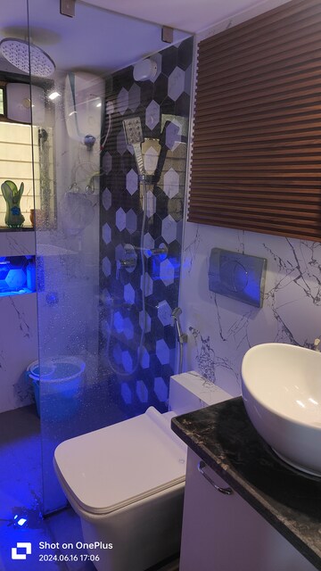 Bathroom in 3 BHK Apartment at Vasai West – for Sale