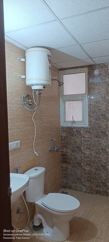 Bathroom in 3 BHK Apartment at Omaxe Hazratganj Residency, Gomti Nagar – for Sale