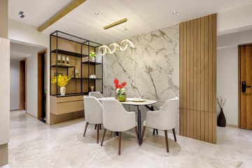 Living Room in 3.5 BHK Apartment at Shroff Aureta, Koregaon Park Annexe – for Sale