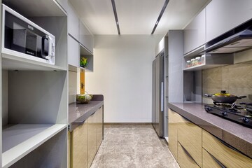Kitchen in 3.5 BHK Apartment at Shroff Aureta, Koregaon Park Annexe – for Sale