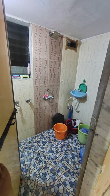 Bathroom in 1 BHK Apartment at Hari Om Valley, Titwala – for Sale