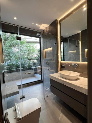 Kitchen in 3.5 BHK Apartment at Ambience Island Lagoon, Sector 24 – for Sale