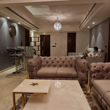 Living Room in 3 BHK Apartment at M3M Golf Estate, Sector 65 – for Sale