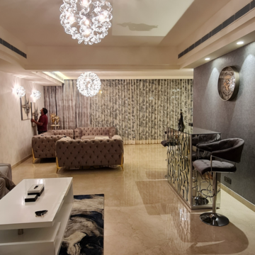 Living Room in 3 BHK Apartment at M3M Golf Estate, Sector 65 – for Sale