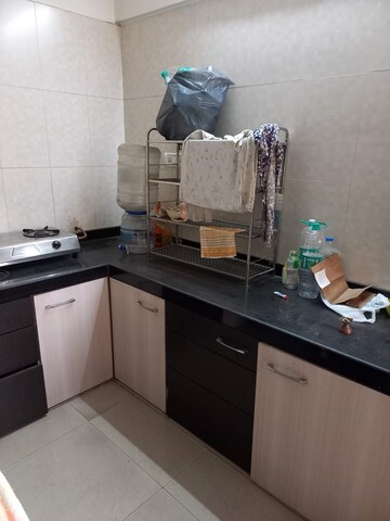 Kitchen in 1 BHK Apartment at Shree Rajal Garden, Kopar Khairane – for Sale