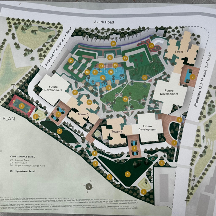 Master Plan, godrej-reserve-kandivali 2 Bedroom 769 Sq.Ft. Apartment In Ashok Nagar Mumbai 7208646