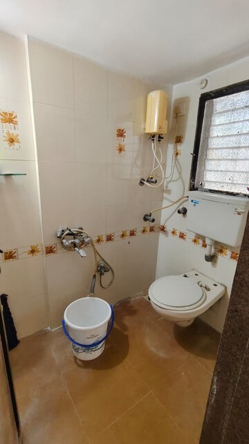 Bathroom in 2 BHK Apartment at Om Green Park, Virar West – for Sale